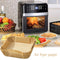 100pcs Air Fryer Paper Liner Mat Steamer Oven Baking Paper Tray (C Beige)
