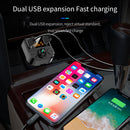 Dual USB Car Charger Bluetooth-Compatible Music Player FM Receiver Transmitter