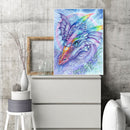 5D DIY Full Drill Diamond Painting Dragon Cross Stitch Mosaic Craft Kit Wall Art