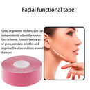 Face Kinesiology Tape Beauty Lift Up Wrinkles Reducer Tape Roll (Pink) Newly