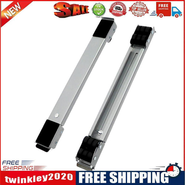 2pcs Refrigerator Washing Machine Mobile Base Movable Heavy Duty Stand Rack
