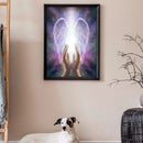 Devout Believer Kit Full Round Drill 5D DIY Mosaic Diamond Painting for Bedroom