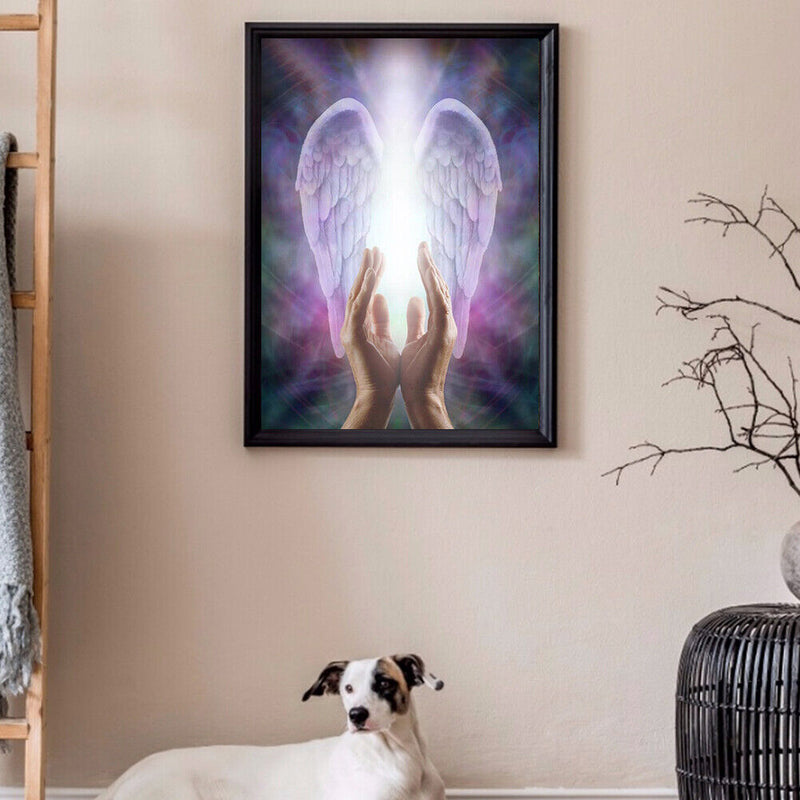 Devout Believer Kit Full Round Drill 5D DIY Mosaic Diamond Painting for Bedroom