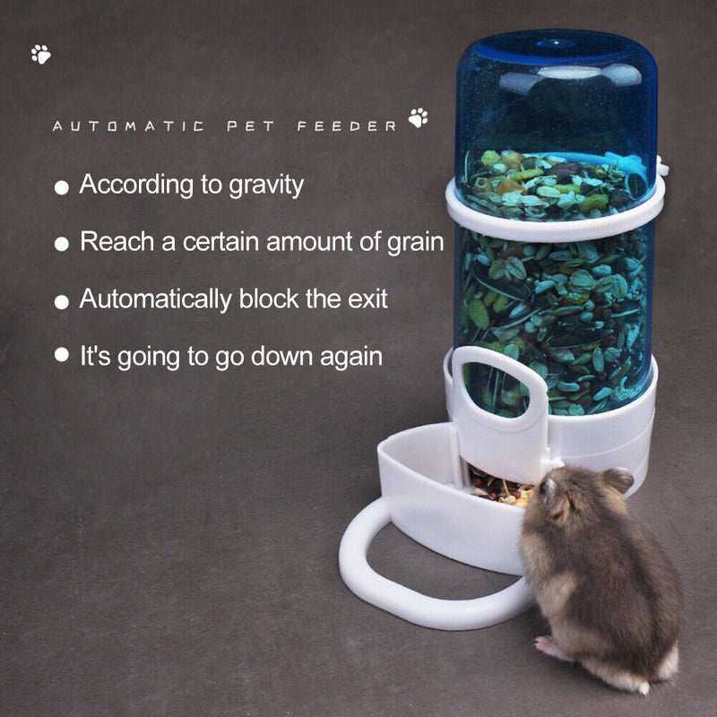 Squirrel Hedgehog Hamster Mice Feeding Bowl Small Pet Automatic Feeder Acce