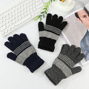 Screen Hand Warmer Knitted Gloves Full Fingered Mittens Short Wrist Gloves