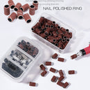 DIY #80 #120 #180 Size Nails Sanding Cap Manicure Nail Drill Bits Accessories