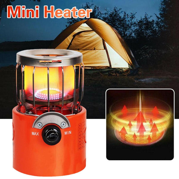 2000W Portable Mini Gas Heater Camping Stove Heating Cooker For Cooking~