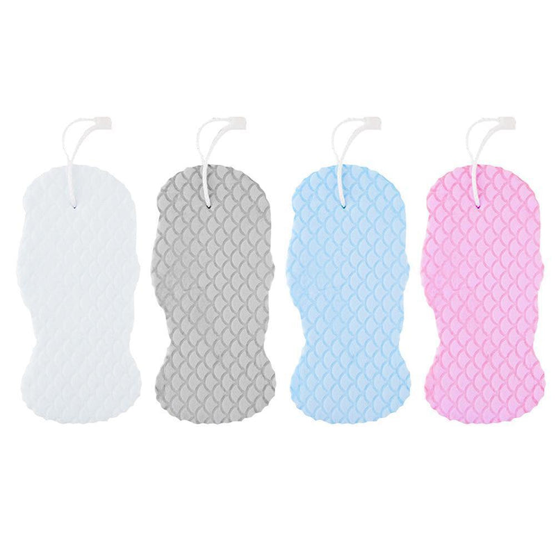 4 Pack Super Soft Exfoliating Bath Sponge, Body Face Exfoliating Sponge Zum, W