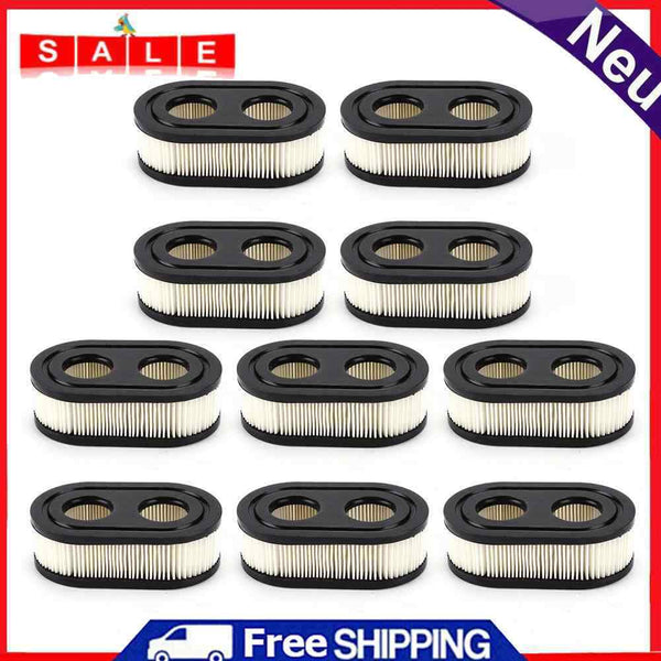 10pcs Lawn Mower Air Filter Replacement for Briggs Stratton 593260/7798339/798452