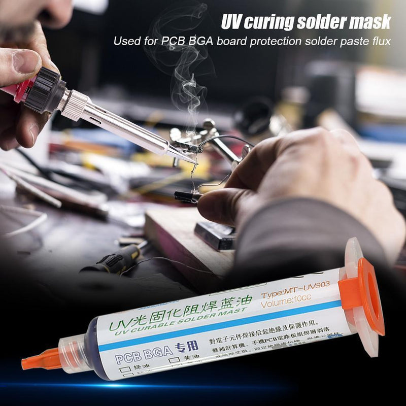 10CC UV Solidifying Paste Solder Oil Paste for PCB BGA Circuit Board Protecti