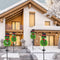 Solar Powered Stake Lights Snowman Shaped Waterproof LED Christmas Decorations