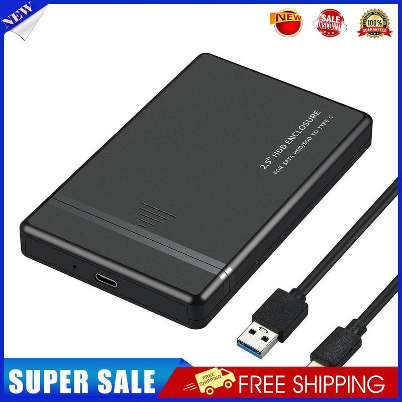 5Gbps SATA 2.5 inch Solid State Drive Box SSD External Enclosure (Type-C)