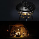 Camping Lantern 3 Gears Retro Tent Light for Travel Hiking Emergency (Black)