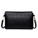 Fashion Elegant Diamond Lattice PU Handbags for Women Pure Flap Messenger Crossb