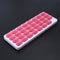 #A 31 Dividers Travel Container for Vitamins Digital Grid Keyboard Monthly Pill