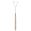 Tongue Brush Tongue Scraper Cleaner Oral Care Tongue Cleaning Tool (Yellow)