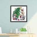 Christmas Cross Stitch Kits 14CT Stamped Embroidery DIY Crafts (C357 Gift)