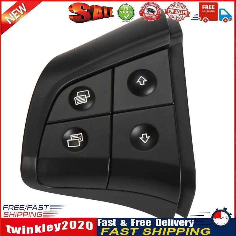 4 Keys Steering Wheel Switch Button for Benz ML/GL/R/B Class (Black Left) Newly