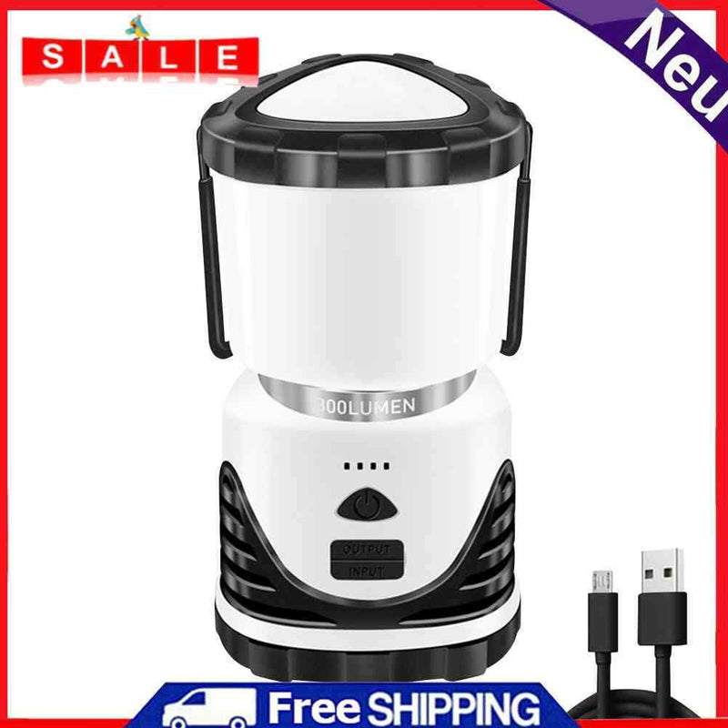 5200mAh Portable Light LED Folding Camping Lantern Hiking Tent Outdoor Lamp