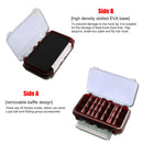 Double-Sided Removable Portable Fishing Tackle Box Waterproof Fishing Accessory