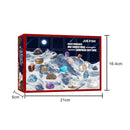 Christmas Advent Calendar Gift Mineral Boxs Fossil Stone Set Early Education