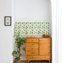 Short Curtain Shading Curtains Home Decor for Window Screen (Blue Tree)