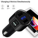 Bluetooth-compatible Wireless Car FM Transmitter Audio Adapters Player MP3 V3B9