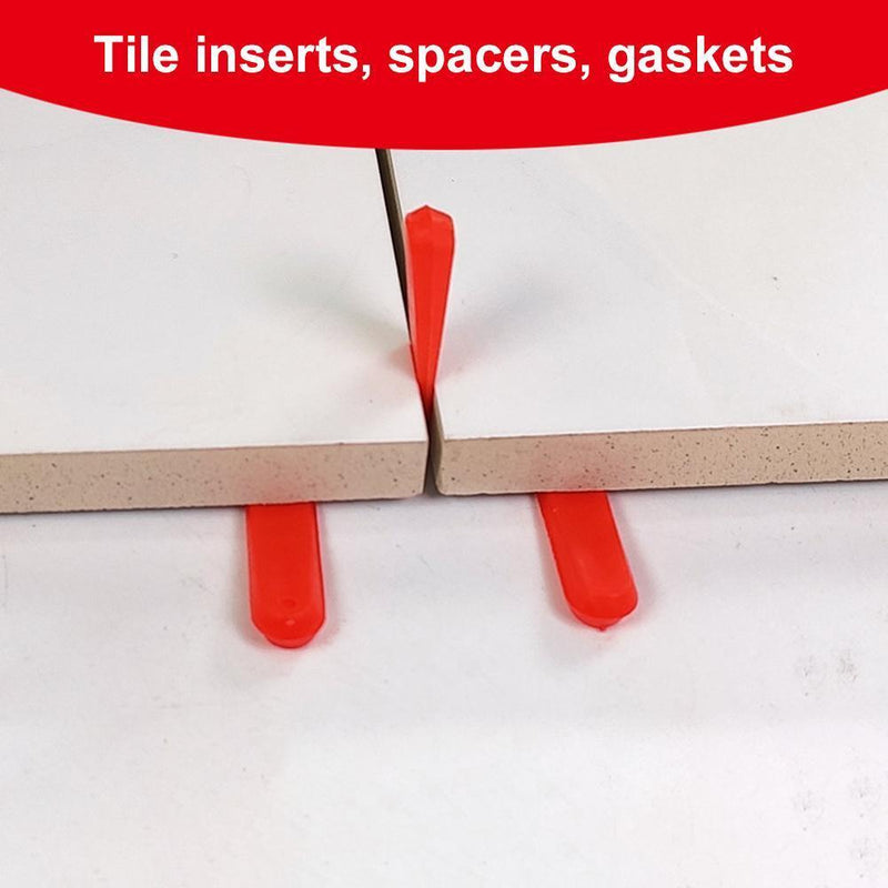 100pcs Elastic Tile Alignment Tile Leveling System Locator Spacers Level Wedges