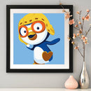 DIY Cartoon Animals Coded Hand Painted Drawing Oil Painting Kit by Numbers Gifts