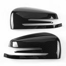 Carbon Fiber Side Mirror Cover Caps For Mercedes X204 W212 W176 W246 W204 C117