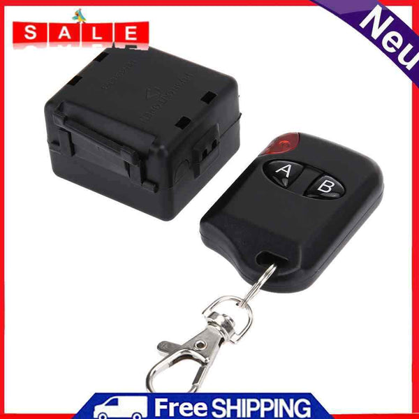 DC 12V Single Open Metal Button Two Important 433MHz Remote Learning Meth