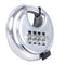 Door Warehouse Stainless Steel 4-Position Combination Disc Padlock Rust-Proof