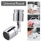 Universal Rotatable Filter Faucet Water Saving Anti-Splash Leakproof Tap Head