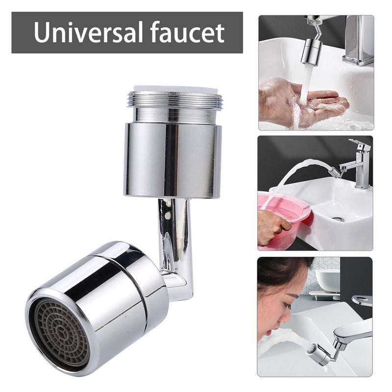 Universal Rotatable Filter Faucet Water Saving Anti-Splash Leakproof Tap Head