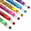 Camouflage Necktie Camo Bell Necklace Pet Collar Kitten Chain Neck Strap