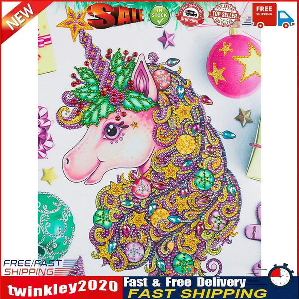 Diamond Painting DIY Licorne Partial Special Drill Rhinestone Kit (UP152) Newly