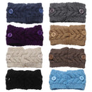 Color Soft Elastic Wide Hairband Thick Warm Knitted Headband Hair Accessories