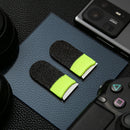 Gaming Finger Sleeve for PUBG Game Controller Fingertips (Black+Yellow) Newly