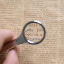 Portable 10X Magnifier Handheld Magnifying Glass with Tweezers Repairing Magnifier