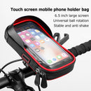 #A Bicycle Bags Portable Bike Head Tube Handlebar Mobile Phone Case Holder Pouch