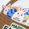With Bowknots DIY Wood Chips Hanging Ornaments Wooden Craft Easter Decorations