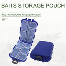 Fishing Lure Box 10 Compartments Bait Hook Storage Box Case Fishing Tackle