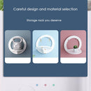 Wall Shelf Free Punch Wall-mounted TV Background Storage Display Holder (B)