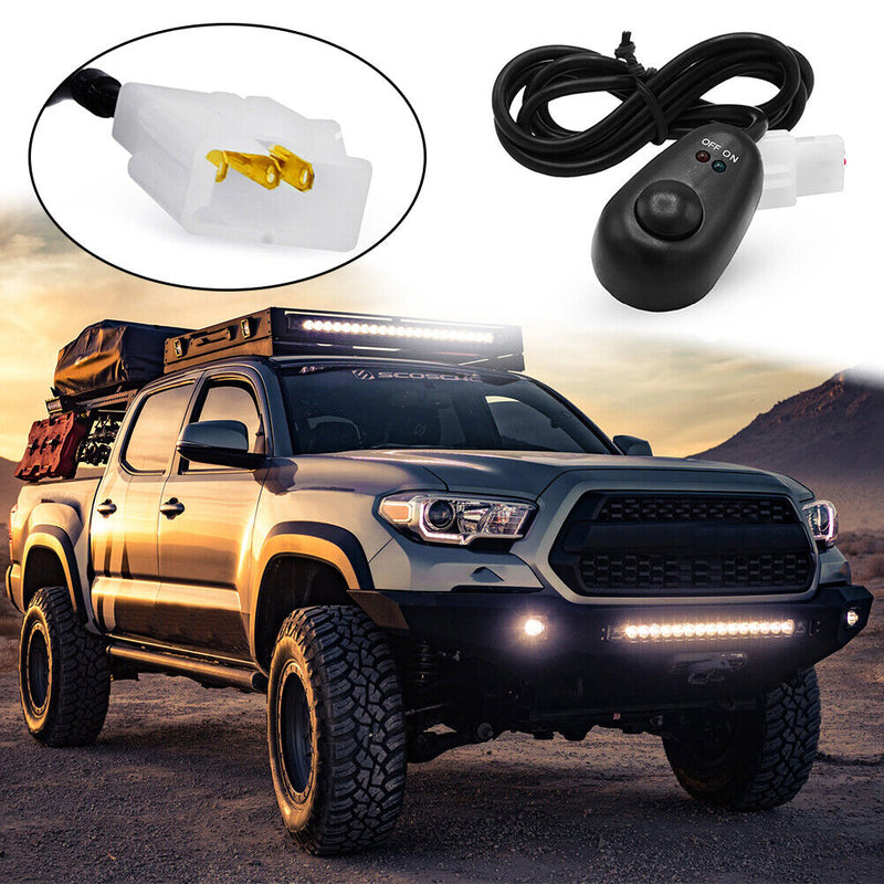 12V 24V On/Off Switch with Two-Tone Display for Offroad LED Work Light