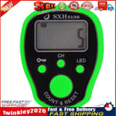0-99999 Finger Counter LED Night Luminous Electronic Tally Counter (Green) Newly