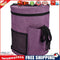DIY Knitting Storage Bag Portable Yarn Tote Crochet Hooks Holder (Purple)