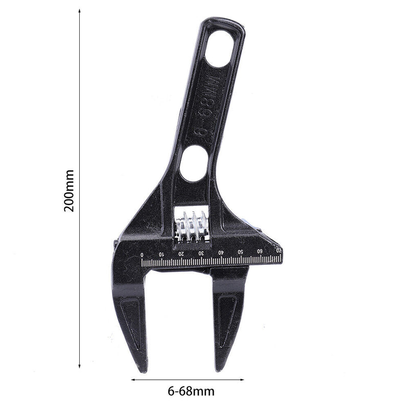 Adjustable Wrench Multi-function Large Open Spanner for Bathroom Screw (A) Newly