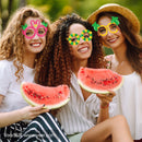 6pcs Hawaii Summer Party Paper Glasses Kid Beach Party Funny Photo Props Decor