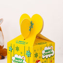 Santa Claus Kids Favors Christmas Decoration Paper Carrier Xmas Bags Candy Box