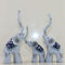 Set mit 3 Elefanten Familien Figuren Tisch Tierstatuen   Dekor